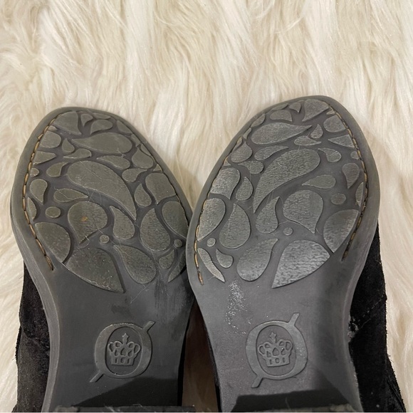 Women’s Born Montoro Black Distress Leather Boots 6 US! - Picture 10 of 14